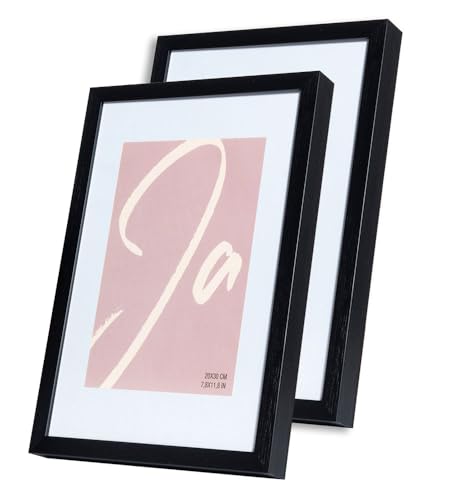 Bilderrahmen Lifestyle Foto Rahmen Collage Holzoptik 2er 3er 5er Pack 15H: Farbe: 2er Pack Schwarz | Format: 30x40 Bilderrahmen Lifestyle Foto Rahmen Collage Holzoptik 2er 3er 5er Pack 15H: Farbe: 2er Pack Schwarz | Format: 30x40 von KM FOTO
