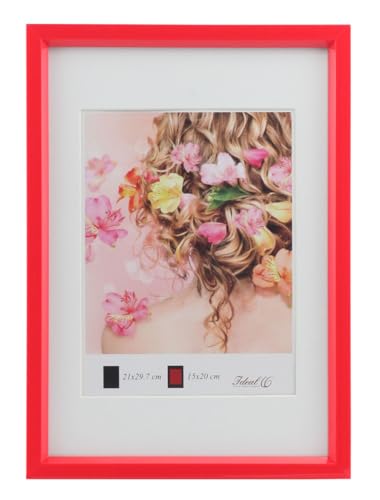 Metal Style Kunststoff Bilderrahmen Bildträger Schrägschnittpassepartout Urkunde Foto Rahmen: Farbe: Rot | Format: 40x50 Metal Style Kunststoff Bilderrahmen Bildträger Schrägschnittpassepartout Urkunde Foto Rahmen: Farbe: Rot | Format: 40x50 von KM FOTO