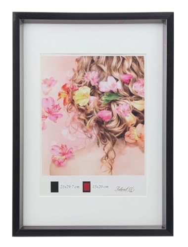 Metal Style Kunststoff Bilderrahmen Bildträger Schrägschnittpassepartout Urkunde Foto Rahmen: Farbe: Stahl | Format: 40x50 Metal Style Kunststoff Bilderrahmen Bildträger Schrägschnittpassepartout Urkunde Foto Rahmen: Farbe: Stahl | Format: 40x50 von KM FOTO
