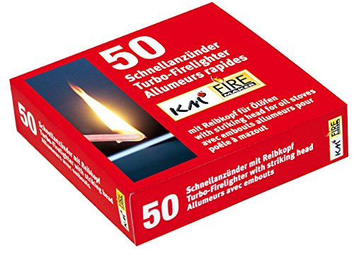 50 Ölofenanzünder mit Reibekopf/Schnellanzünder/Ölofen/Anzünder Art. 350 (24) von KM Firemaker