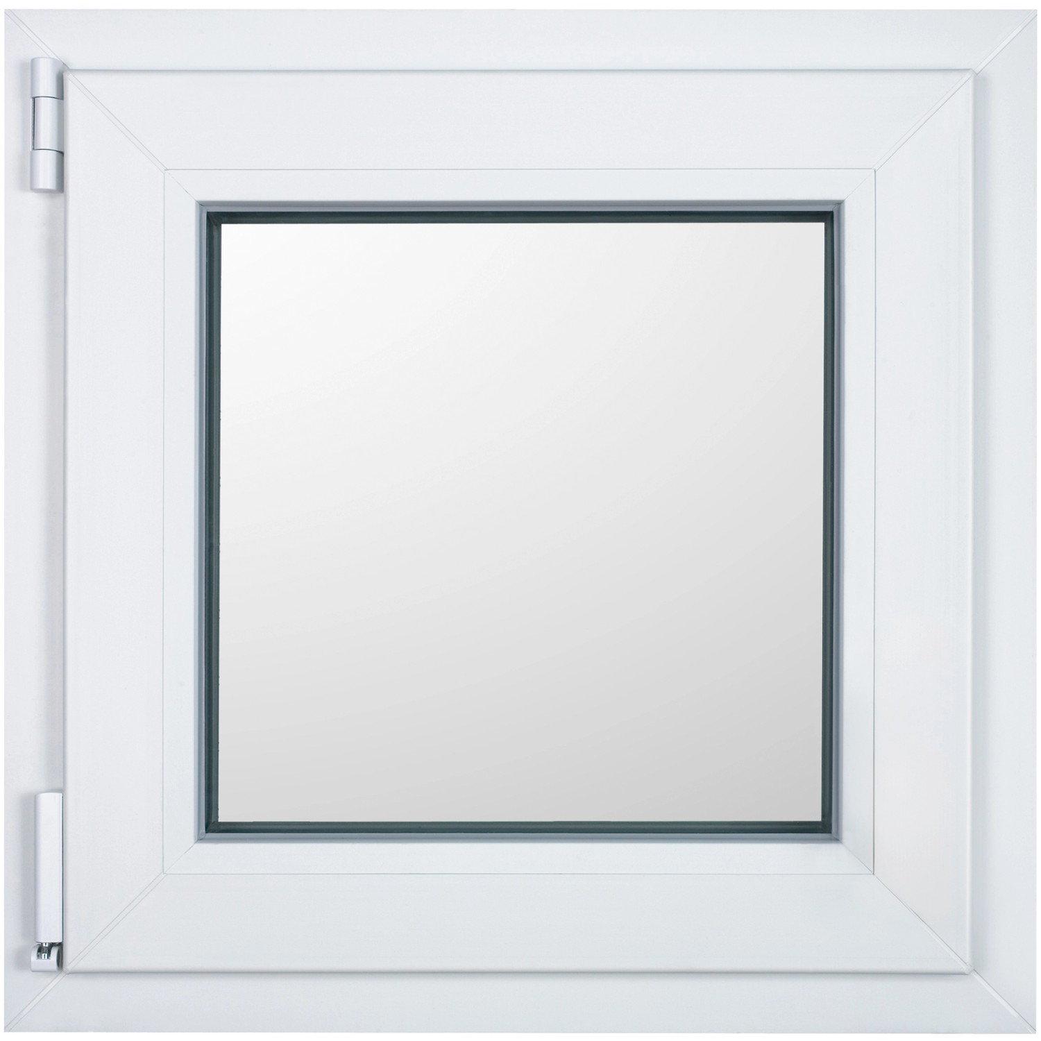 KM Meeth Kunststofffenster CL7 Weiß 110 cm x 130 DIN links Uw-Wert 0,90 von KM Meeth
