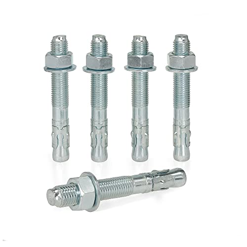 KM TRADE Bolzenanker - Schwerlastanker aus verzinktem Stahl mit ETA Zulassung, Option 7 - M20 x 150 mm, fixierbare Dicke: 15 mm - 1 Stück KM TRADE Bolzenanker - Schwerlastanker aus verzinktem Stahl mit ETA Zulassung, Option 7 - M20 x 150 mm, fixierbare Dicke: 15 mm - 1 Stück von KM TRADE