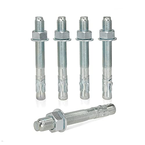 KM TRADE Bolzenanker - Schwerlastanker aus verzinktem Stahl mit ETA Zulassung, Option 7 - M20 x 170 mm, fixierbare Dicke: 35 mm - 1 Stück KM TRADE Bolzenanker - Schwerlastanker aus verzinktem Stahl mit ETA Zulassung, Option 7 - M20 x 170 mm, fixierbare Dicke: 35 mm - 1 Stück von KM TRADE