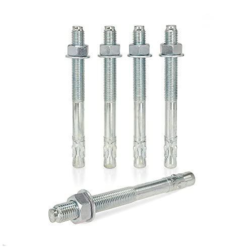 KM TRADE Bolzenanker - Schwerlastanker aus verzinktem Stahl mit ETA Zulassung, Option 7 - M20 x 220 mm, fixierbare Dicke: 85 mm - 1 Stück KM TRADE Bolzenanker - Schwerlastanker aus verzinktem Stahl mit ETA Zulassung, Option 7 - M20 x 220 mm, fixierbare Dicke: 85 mm - 1 Stück von KM TRADE