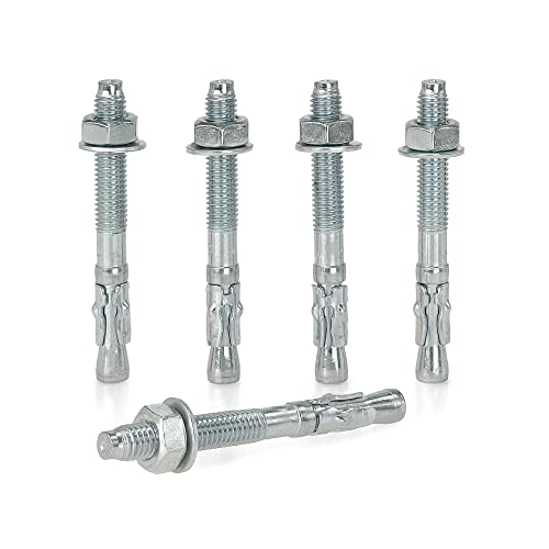 KM TRADE Bolzenanker - Schwerlastanker aus verzinktem Stahl mit ETA Zulassung, Option 7 - M8 x 75 mm, fixierbare Dicke: 17 mm - 10 Stück KM TRADE Bolzenanker - Schwerlastanker aus verzinktem Stahl mit ETA Zulassung, Option 7 - M8 x 75 mm, fixierbare Dicke: 17 mm - 10 Stück von KM TRADE