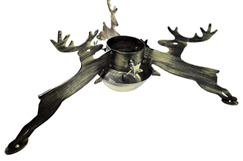 KM TRADE Rentier Weihnachtsbaumständer Ø 45-105mm mit Wassertank Baumständer aus Metall Christbaumständer KM TRADE Rentier Weihnachtsbaumständer Ø 45-105mm mit Wassertank Baumständer aus Metall Christbaumständer von KM TRADE