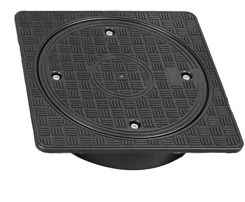 K + M Schachtabdeckung Kanaldeckel DN315/ Ø 315 mm Schachtdeckel mit Rahmen Kontrollschacht von KM
