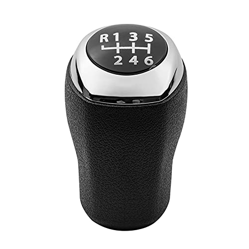 Für Hyundai Für Elantra GT Für Accent Für Solaris Für Avante MD I30 Schaltknauf Hebel Shifter Handball Stick Pen Handle Head Auto Schaltknauf Schalthebelkopf (Farbe : Matte 6 Speed) von KMAGE