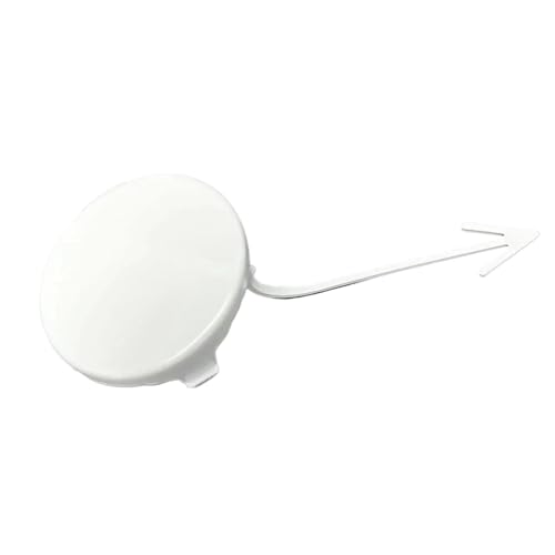 KMAGE Für VW Für Golf 6 MK6 2009 2010 2011 2012 2013 5K0 807 241 5K0807241 Abdeckung Für Vordere Stoßstange Mit Anhängerkupplung Und Zughakenabdeckung(Weiss) von KMAGE