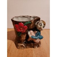 Vintage Pixie/Elfen Übertopf von KMCollectablesStore