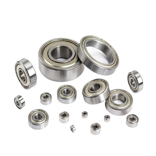 10 STÜCKE ABEC-5 608 6000 6200 6201 6202 6203 6204 6205 6206 ZZ 2RS Metalldichtung Deep Drove Kugellager 8x22x7mm 12x32x10mm(ZZ,6200 10X30X9MM_ABEC-3) von KMERATUZN