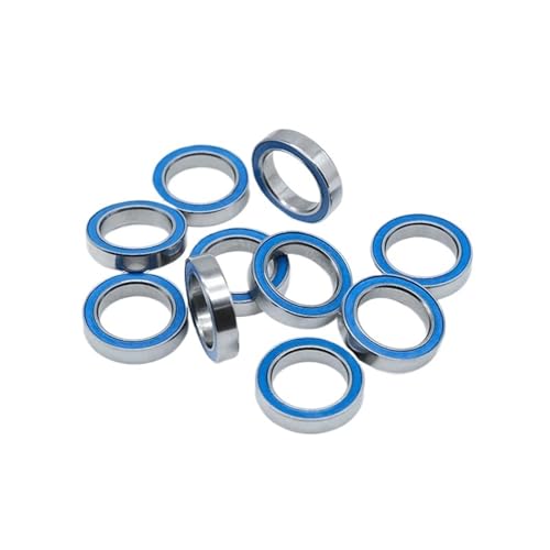 10 STÜCKE MR106RS Lager ABEC-7 6X10X3mm Miniatur MR106-2RS Kugellager Blau Versiegelt MR106 2RS Lager von KMERATUZN