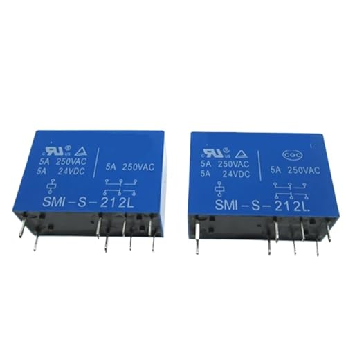 12V Relais SMI-S-212L SMIS212L 12V 12VDC DC12V 5A 250VAC 8PIN(10PCS) von KMERATUZN