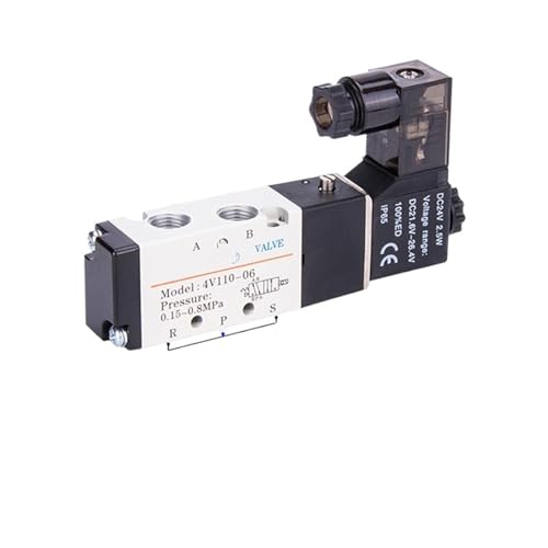 4V210-08 4V310-10 4V410-15 Pneumatisches elektrisches Magnetventil Wegeventil Magnetventil 24V 220V(4V130E-06,DC24V) von KMERATUZN