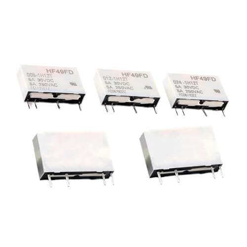 5 Teile/los HF49FD-012-1H12 HF49FD-005 1H11 1H11T 1H12T 5A 5V 12V 24V HF49FD-005-1H11 HF49FD-024-1H11T HF49FD-005-1H12T leistungsrelais(HF49FD-005-1H11T) von KMERATUZN