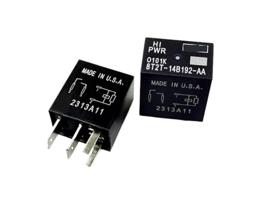 Relais 8T2T-14B192-AA 8T2T 14B192 AA 8T2T14B192AA 12 V DC 12 V 12 V 5 Pin Relais (10 Stück) von KMERATUZN