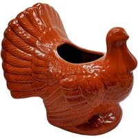 Keramik Türkei Herbst Dekorative Herzstück Vase von KMEclecticFinds