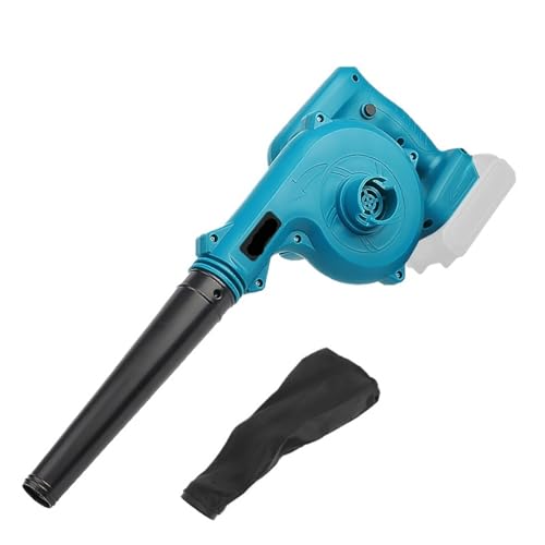 KMGUZRRWD Kabelloser elektrischer Luftgebläse 2 IN 1 Luftgebläse Handheld-Blatt-Computer-Staubsammler-Reiniger(AB403 No battery) von KMGUZRRWD
