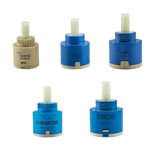 Wasserhahn Ventilkern Küche Becken Und Kaltwasser Wasserhahn Keramik Ventilkern 30/35/40 MM Dusche Mischventileinsatz Zubehör (Color : 30MM WANHAI) von KMGUZRRWD