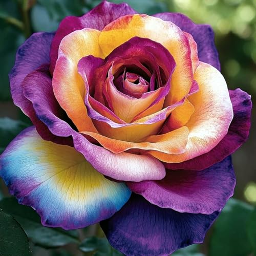 Selten Rosen-Rhizom, Überraschend wachsend, Winterhart Mehrjährig, Geeignet für Frühling und Herbst, Kein Gießen Erforderlich-1 Rhizom-I von KMIODS