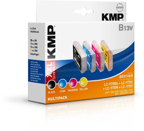 KMP Multipack für Brother DCP-135C/DCP-150C, B13V von KMP know how in modern printing