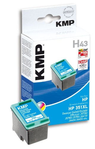KMP Tintenkartusche für HP Deskjet D4260, H43, color von KMP know how in modern printing