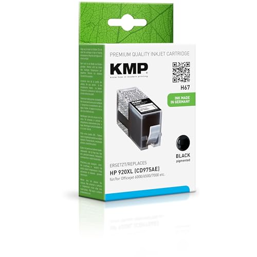 KMP Tintenpatrone passend für HP 920XL (CD975AE) - für Officejet 6000 6500 7000, etc. von KMP know how in modern printing
