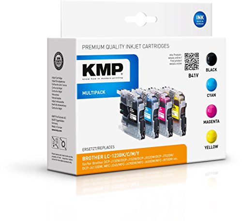 KMP Multipack für Brother DCP-J132W/DCP-J4110DW, B41V von KMP know how in modern printing