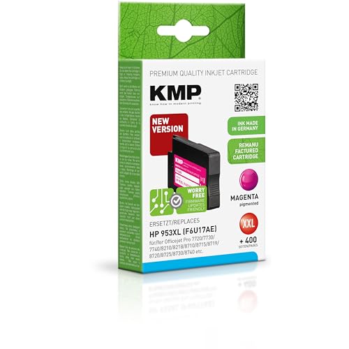 KMP Tintenpatrone für HP 953XL Magenta (F6U17AE) von KMP know how in modern printing