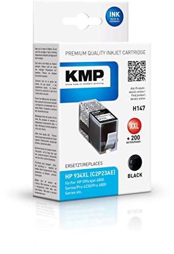 KMP H147 40 Ml 1200 Seiten Schwarz Tintenpatrone Druckerpatronen von KMP know how in modern printing