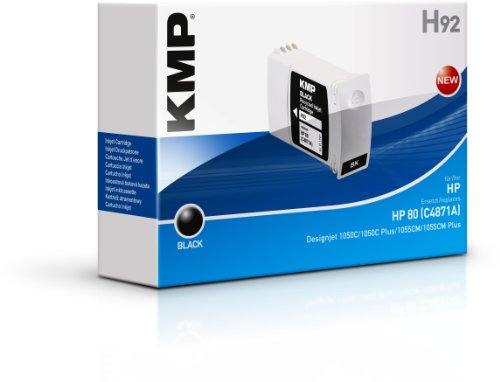 KMP H92 Patrone ersetzt HP 80 C4871A, Singlepack, schwarz von KMP know how in modern printing
