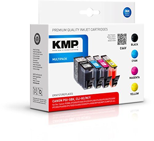 KMP Multipack für Canon PIXMA iP4200/iP5200, C66V von KMP know how in modern printing