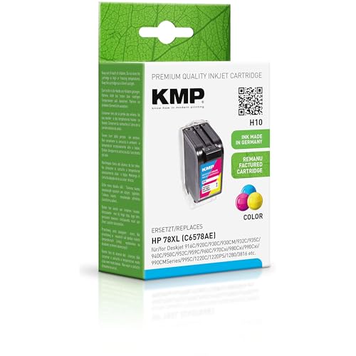 KMP Tintenpatrone für HP 78XL (C6578AE) 3-farbig von KMP know how in modern printing