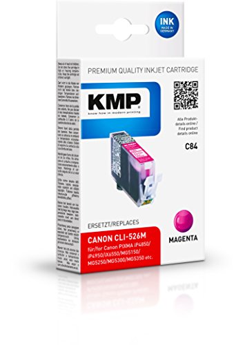KMP Tintenkartusche für Canon PIXMA MG8150 , C84, magenta von KMP know how in modern printing