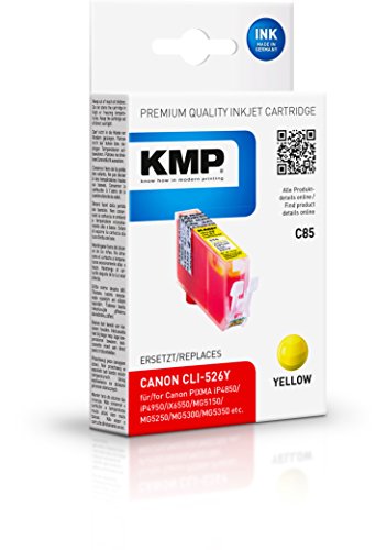 KMP Tintenkartusche für Canon PIXMA MG8150 , C85, yellow von KMP know how in modern printing