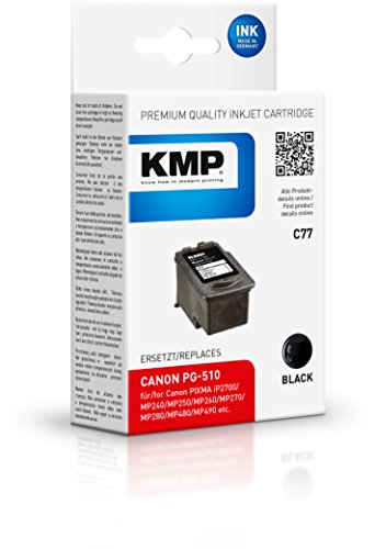 KMP Tintenkartusche für Canon Pixma iP2700/MP240, C77, black von KMP know how in modern printing
