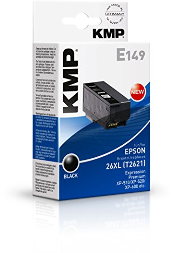 KMP Tintenkartusche für Epson Expression Premium XP-600, E149, black von KMP know how in modern printing