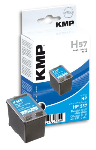 KMP Tintenkartusche für HP Deskjet 5940, H57, black von KMP know how in modern printing