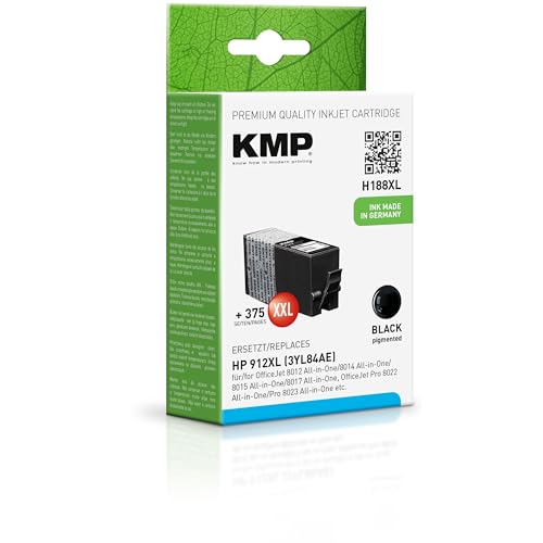 KMP Tintenpatrone für HP 912XL Black (3YL81AE) von KMP know how in modern printing
