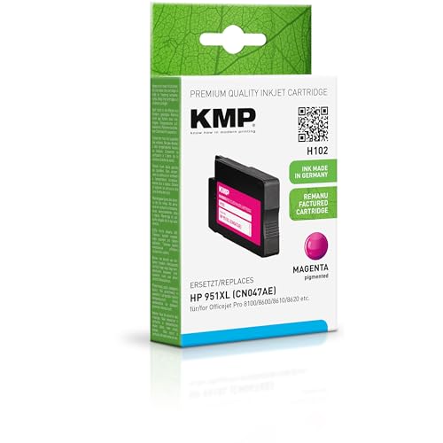 KMP H81 Patrone ersetzt HP 951XL CN047AE, Singlepack, magenta von KMP know how in modern printing