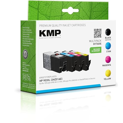 KMP Tintenpatrone für HP 903XL BK/C/M/Y Multipack von KMP know how in modern printing