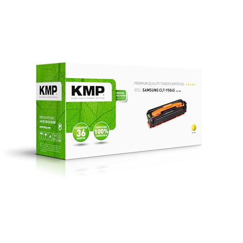 KMP Toner passend für Samsung CLT-Y504 S / ELS - Gelb für - Samsung CLP 415 N/ 415 NW, CLX 4195 FN Premium Line/ 4195 FW/ 4195 N/ Xpress C 1810 W/ C 1860 fw/ C 1800 Series von KMP know how in modern printing