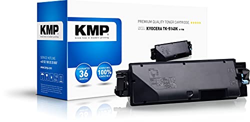 KMP Toner ersetzt Kyocera TK-5140K Kompatibel Schwarz 7000 Seiten K-T75B von KMP know how in modern printing