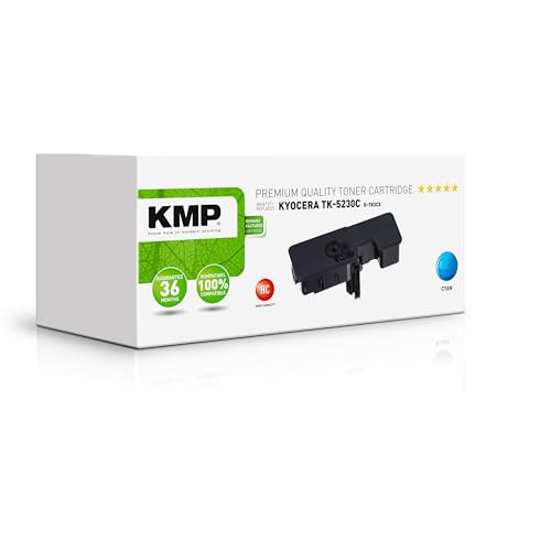 KMP Toner für Kyocera TK5230C Cyan (1T02R9CNL0) von KMP know how in modern printing