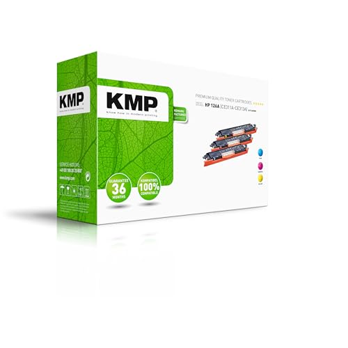 KMP Toner für HP 126A C,M,Y (CE311A, CE313A, CE312A) Multipack von KMP know how in modern printing