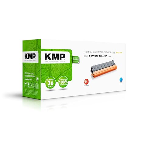 KMP Tonerkartusche passend für Brother TN423C Cyan - B-T99X - für DCP-L8410CDW, HL-L8260CDW HL-L8360CDW, MFC-L8690CDW MFC-L8900CDW... etc. von KMP know how in modern printing