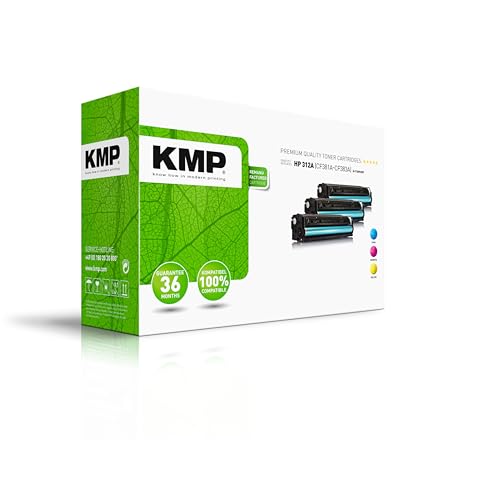 KMP Tonerkartusche passend für HP 312A (CF440M) Multipack mit Chip - 2528,0030 - für HP Color Laserjet Pro MFP M476dn M476dw M476nw... etc. von KMP know how in modern printing