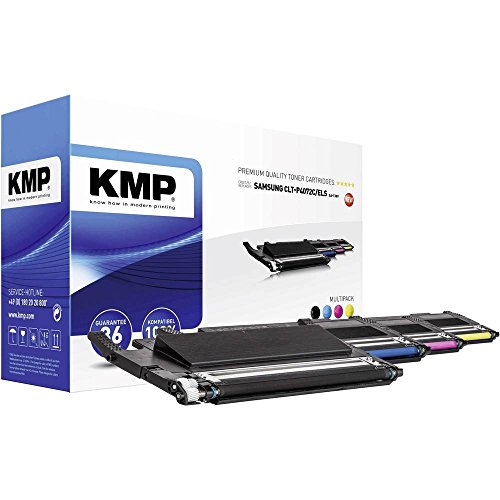 KMP Tonerkartuschen SA-T38V ersetzt Samsung CLT-P4072C, CLT-K4072S, CLT-C4072S, CLT-M4072S, CLT-Y4072S, kompatibel mit Schwarz, von KMP know how in modern printing