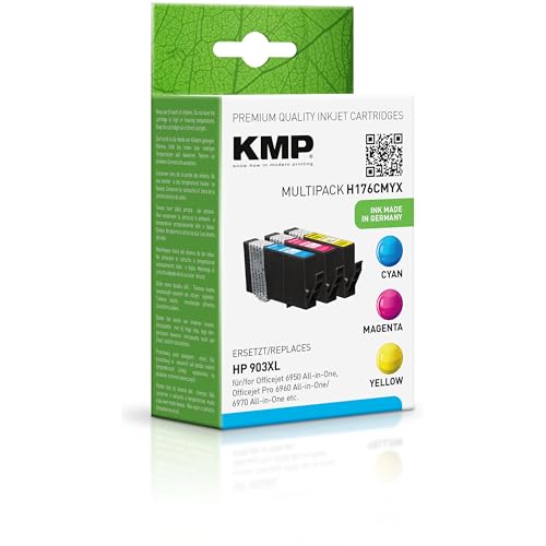 KMP Tintenpatrone für HP 903XL C/M/Y Multipack von KMP know how in modern printing