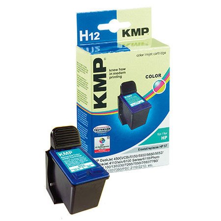 Kmp Tinte H12 = Hp C6657ae (57) Farbe von KMP know how in modern printing